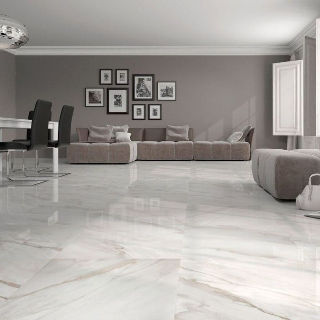 Polished White 60x60 Tile